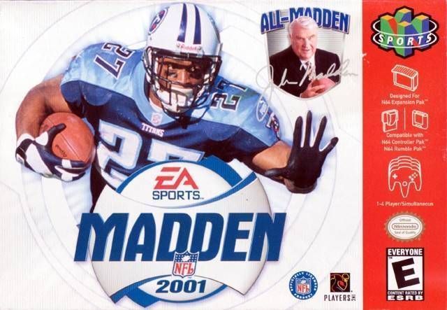 Madden NFL 2001 (USA) Game Cover